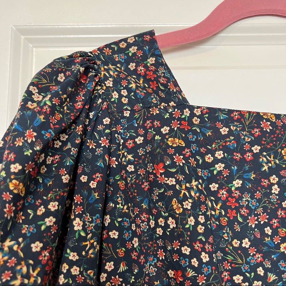 Doen Dune dark floral midi dress in Liberty of London Donna Leigh print S - Picture 6 of 14